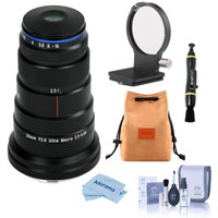 

Venus Laowa 25mm f/2.8 2.5-5X Ultra-Macro Lens for Canon RF - Bundle With Laowa Lens Pouch (Brown), Venus Laowa Tripod Collar, Lens Pen Lens Cleaner, Cleaning Kit, Microfiber Cloth