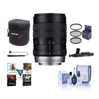 

Venus Laowa 60mm F/2.8 Ultra Macro Manual Focus Lens - for Canon EF Mount - Bundle With 62mm Filter Kit, Lens Case, Cleaning Kit, Capleash II, Lens Cleaner, Software Package