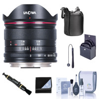 

Venus Laowa 7.5mm f/2 Lens Lightweight for Micro Four Thirds Mount, Black - Bundle With 46mm Filter Kit, Lens Case, Cleaning Kit, Lens Wrap, Capleash II, Lens Cleaner