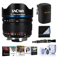 

Venus Laowa 9mm f/5.6 FF RL Lens for Leica L Bundle with Corel PC Photo Software Suite, Lens Case, Wrap, Lens Cleaner, Cleaning Kit