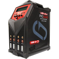 

Venom Pro Quad 100W 7A 4-Port AC/DC LiPo, LiHV & NiMH Battery Balance Charger