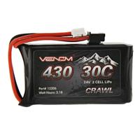 

Venom 30C 2S 430mAh 7.4V LiPo Battery with JST-PH 2.0 for Axial SCX24
