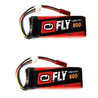 

Venom Fly 30C 3S 800mAh 11.1V LiPo Battery with JST Plug, 2 Pack