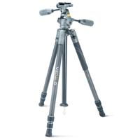 

Vanguard VEO 2 PRO 233CPV Photo Video Kit, 3-Section Carbon Fiber Tripod with PH-38 Pan Head, 57.5" Maximum Height, 11 lb Capacity, Black