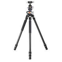 

Vanguard VEO 3+ 263CB 160S 3-Section Carbon Fiber Tripod With Ball Head, Black