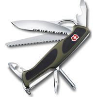 

Victorinox Swiss Army Delemont Collection 130mm/5.1" Rangergrip 178 Pocket Tool, Green/Black