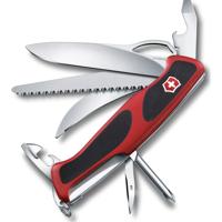 

Victorinox Swiss Army Delemont Collection 130mm/5.1" Rangergrip 58 Hunter Pocket Tool, Red/Black