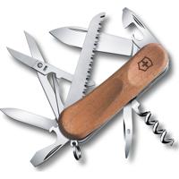 

Victorinox Swiss Army Delemont Collection 85mm (3.75") EvoWood 17 Pocket Tool, Walnut