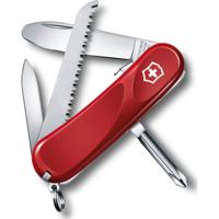 

Victorinox Swiss Army Delemont Collection 85mm (3.35") Evolution Junior 9 Pocket Tool, Red