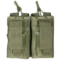 

NcSTAR Vism Double Magazine Pouch, for Two Double Stack Magazines, Olive.