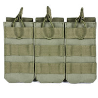 

NcSTAR Vism Triple Magazine Pouch, for Three Double Stack Magazines, Green.