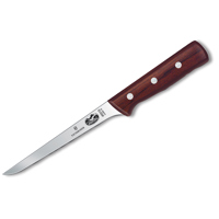 

Victorinox 6" Flexible Narrow Straight Boning Knife with Rosewood Handle