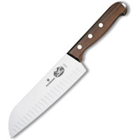 

Victorinox 7" Granton Edge Santoku Knife with Rosewood Handle