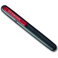 

Victorinox Swiss Army Pocket Knife Sharpener with Ceramic V-Groove and Oval Rod, Black