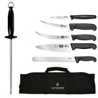 

Victorinox Natural 7-Piece Competition BBQ Set, Black Fibrox Pro Handles