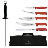 

Victorinox Master 7-Piece Competition BBQ Set, Red Fibrox Pro Handles