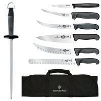 

Victorinox Ultimate 8-Piece Competition BBQ Set, Black Fibrox Pro Handles