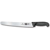 

Victorinox Swiss Army 10" Curved Bread Knife with Serrated Edge, Black Fibrox Pro Handle