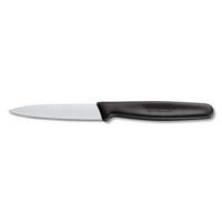 

Victorinox 3.25" Spear Point Wavy Edge Paring Knife with Black Polypropylene Handle