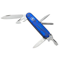 

Victorinox Swiss Army 91mm/3.58in Tinker Pocket Knife, Translucent Sapphire