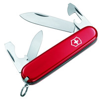 

Victorinox Swiss Army 84mm/3.31in Recruit Pocket Knife, Red