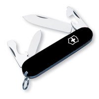 

Victorinox Swiss Army 84mm/3.31in Recruit Pocket Knife, Black