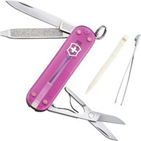 

Victorinox Swiss Army Classic SD Pocket Knife, Translucent Pink