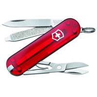 

Victorinox Swiss Army Classic SD Pocket Knife, Translucent Ruby