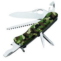 

Victorinox Swiss Army 111mm One-Hand Opening Trekker Pocket Tool, Camouflage