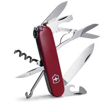 

Victorinox Swiss Army 91mm/3.58in Climber Pocket Tool with Pouch, Red