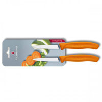 

Victorinox 3.25" Paring Knives, Straight Blade, Orange, 2 Pieces