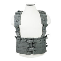 

NcSTAR Vism AR Chest Rig with 6 Double AR Magazine Pouches, Urban Gray