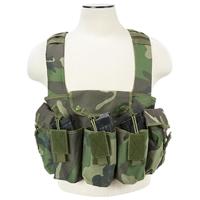 

NcSTAR Vism AK Chest Rig with 3x Double AK Magazine Pouches, Woodland Camo