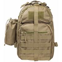 

NcSTAR Vism Sling Backpack with Water Bottle Holder, Tan