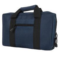 

NcSTAR Vism Discreet Pistol Case with Two Separate Padded Compartments, Blue with Black Trim