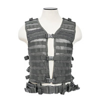 

NcSTAR Vism PAL/MOLLE Modular Mesh Lined Vest, Fits Medium-XL+ T-Shirt Sizes, Urban Gray