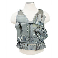 

NcSTAR Vism Children's Tactical Vest, Size 8 to 13 Year Olds, Fits X-Small to Small, Camo