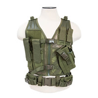 

NcSTAR Vism Children's Tactical Vest, Fits X-Small to Small T-Shirt Sizes, Green