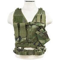 

NcSTAR Vism Tactical Vest, Fits X-Small to Small, Woodland Camo