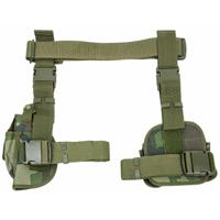 

NcSTAR Vism 3 Piece Right Handed Drop Leg Holster and Mag Pouch, Woodland Camo