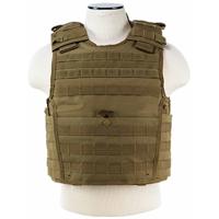 

NcSTAR Vism Expert Plate Carrier Vest with 11x14" Armor Plate Pocket, Fits Medium to 2XL, Tan