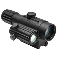

NcSTAR 4x32 Duo Series Riflescope, Matte Black with Illuminsted Urban Tactical Reticle & Offset Green Dot Reflex Optic, Integrated Mount