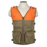 

NcSTAR Vism Hunting Vest, Fully Adjustable Shoulders and Side Cinch Straps, Blaze Orange & Tan