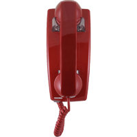 

Viking Dial-Less Wall Phone for Ringdown, Red