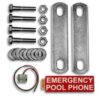 

Viking VE-MOUNT Emergency Pool Phone Mounting Kit for E-30-EWP Phones, Includes Brackets, Mounting Hardware, Label & Telephone Jack