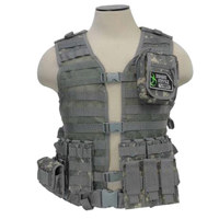 

NcSTAR Vism Zombie Rezurrection Alpha Kit with Vest, MOLLE Panel, 4 Pouches, Digital Camo