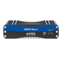 

Vitec MGW Nano TOUGH H.264 HD/SD Encoder, 3G, HD/SD-SDI, Composite and HDMI Video Inputs, PID Re-mapping, Built-in Resolution Scaler, AES Encryption