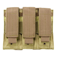 

NcSTAR Vism Triple Pistol Magazine Pouch, Tan