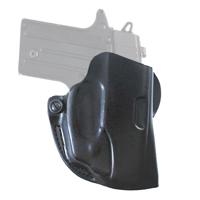 

Viridian DeSantis Right Hand Mini Scabbard for Sig P938 Pistol with Reactor Series Laser, Black Leather