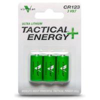 

Viridian Tactical Energy + CR123A 3V Lithium Battery, 3 Pack